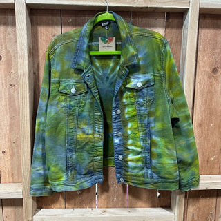 Tie Dyed Jean Jacket XXL|50355