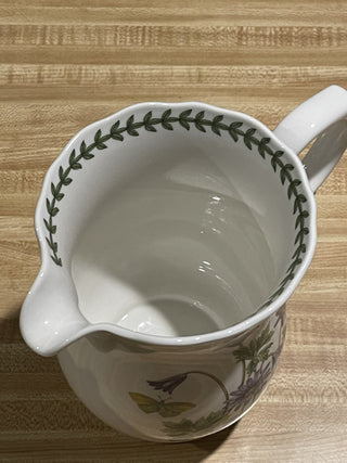 8" Portmeirion 48oz Pitcher Botanic Garden Wind Flwr--SP RCD