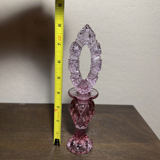 Vintage Fenton Pink Hobstar Perfume Bottle MTS|118820