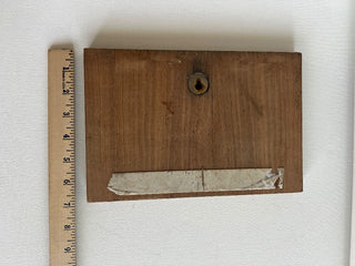 Copper etched plaque December|75556