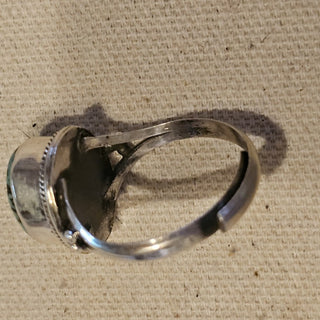 Sterling silver morenci turquoise ring size 8