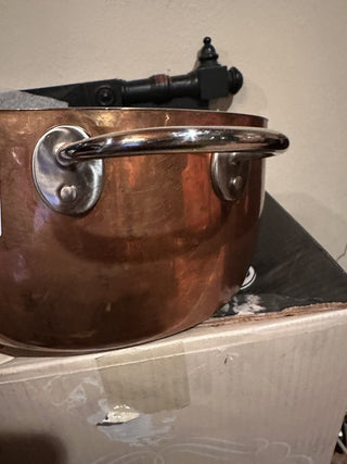 #62 VV Finmat Pot with Lid, copper /stainless steel, 3quart