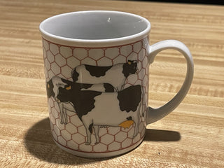 Vtg Takahashi Cow/ Chicken Wire Mug, Japan--SP