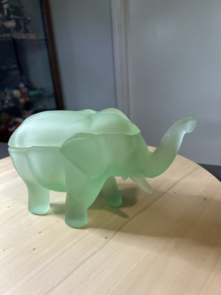 Indiana Tiara Glass Elephant Dish w/lid #2  RSV|64340