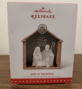 Hallmark Keepsake Christmas Ornament Hope of the World Nativity Scene Box 2015 #62 VV MTS|131347
