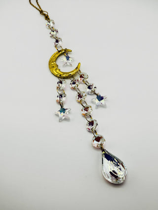 Suncatcher Gold Moon 3 Dangles RCD|81835