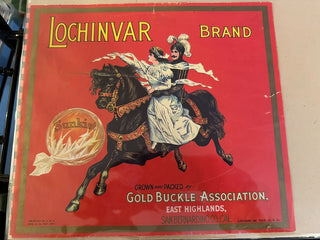 Lochinvar Authentic Citrus Farm Crate Label EC054B MTS|100325