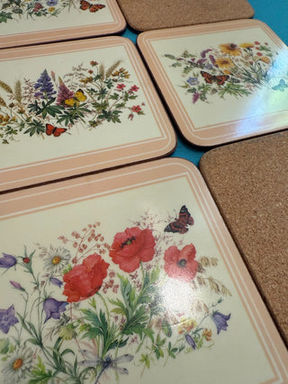 VTG Pimpernel N American Wildflower Coasters (6)