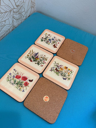 VTG Pimpernel N American Wildflower Coasters (6)