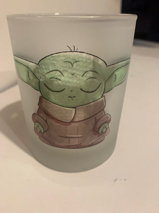 Disney Star Wars Yoda alien frog glass|139482