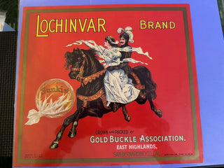 Lochinvar Authentic Citrus Farm Crate Label EC053A MTS