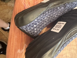 Bernie Mev catwalk Flats Woven Blue loafers Size  40 #62 VV MTS