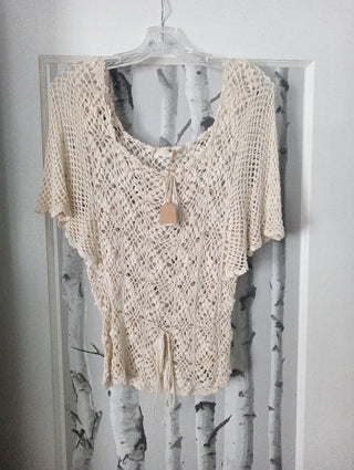 MW Say What? Macrame Top|71774