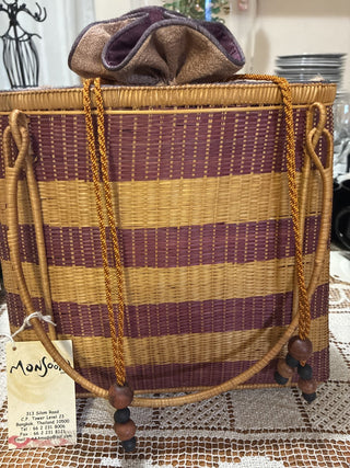 Monsoon vintage bamboo bag from Thailand RCD
