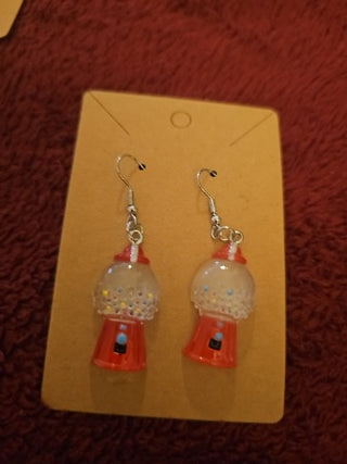 Bubble Gum Machine Earrings