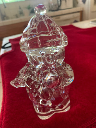 Mikasa snowman trip crystal set/3|126282