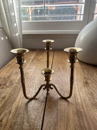 Vintage Brass 3 Arm Candelabra MTS|116206