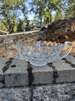 12F Fostoria Cube Design Large Trophy Bowl MTS|80937