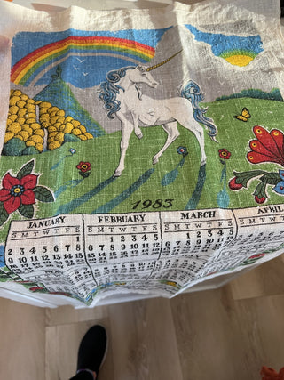 Unicorn Linen Calendar|63624