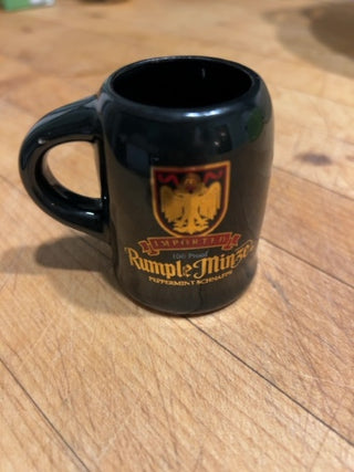 KW ONE Rumple Minze Peppermint Schnapps Mini Stein/Mug Shot Glass