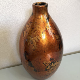 Burnt Orange Bronze Vase MTS|111112