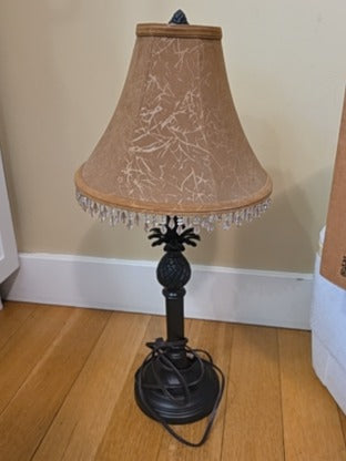 RF Pineapple Lamp w/Shade & Beads