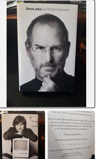 Steve Jobs - Walter Isaacson (Simon & Schuster, 2011) 1st edition hardcover #62 VV MTS