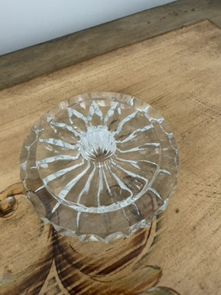 AJ - Round Crystal Taper Candle Holder
