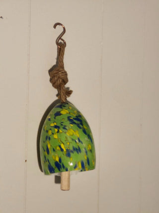 Hand blown glass bill, chime r c.D