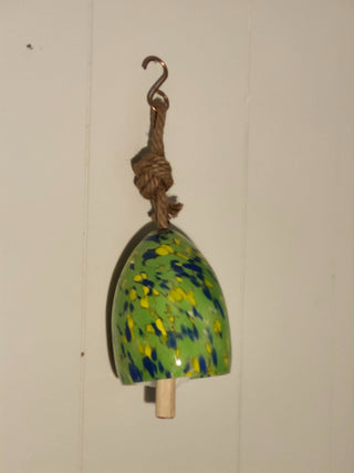 Hand blown glass bill, chime r c.D