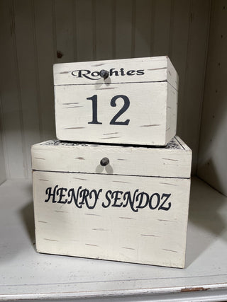 Wooden Nesting Clock Boxes set of 2 RCD