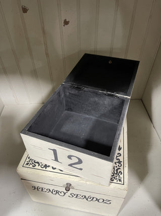 Wooden Nesting Clock Boxes set of 2 RCD