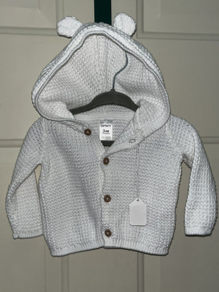 Carters Cable Knit Hooded Sweater 3 months - RSV|106990