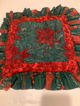 Vntg Christmas pillow sham  17 1/2 “|126367
