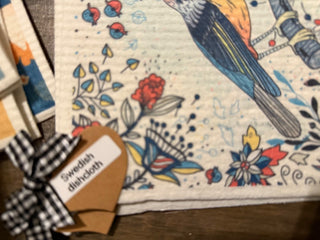 Swedish dish towel various birds  RCD|146102