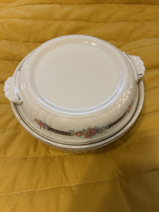 VTG Casserole Dish Hall Blue Bouquet MTS|63173
