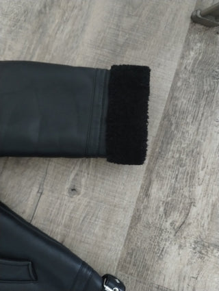 Zara Men's Black Bomber Jacket|59625