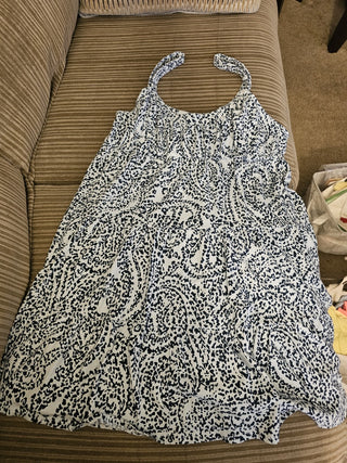 Black Paisley Summer Dress. Med/small RSV|102217