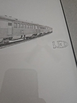 MTS-RM826-Locomotive Framed Sketch
