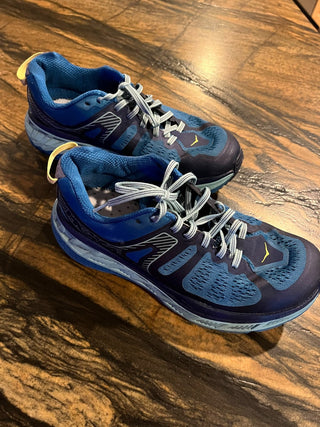 HOKA Stinson Blue Tennis Shoes Size 9 RSV