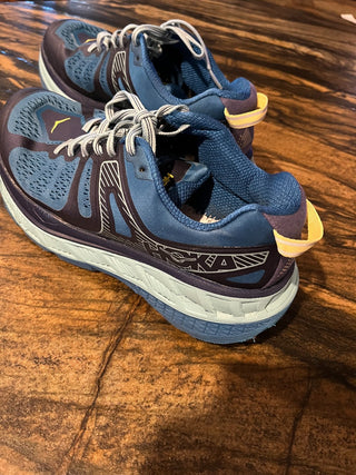 HOKA Stinson Blue Tennis Shoes Size 9 RSV