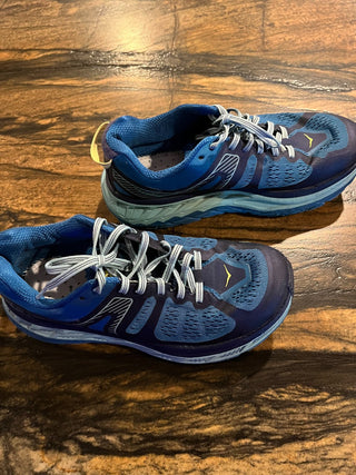 HOKA Stinson Blue Tennis Shoes Size 9 RSV