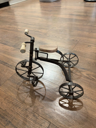 Vintage Handcrafted Wrought Iron/Wood Tricycle RCD