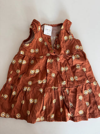 12M - Orange and Yellow Floral Dress - Little Co. by Lauren Conrad RSV|77157