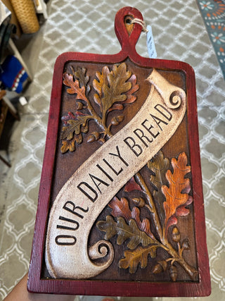 Our Daily Bread Fall Resin Board MTS|112075