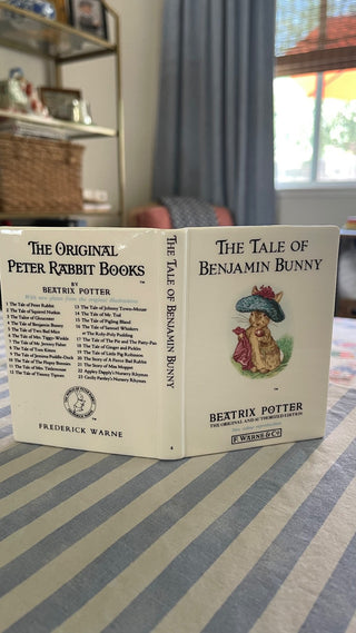 BP VTG SCHMID Beatrix Potter “The Tale of Benjamin Bunny” Book Picture Frame 1992|85636