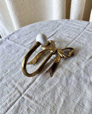 Vintage Brass Bow Hook (LZD - RSV)|71585