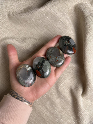 African Bloodstone Pillow Stone