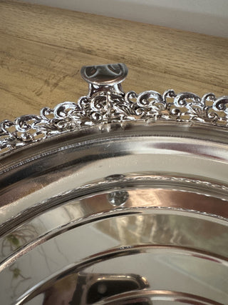 AJ - Silver Cake Plate MTS|95659