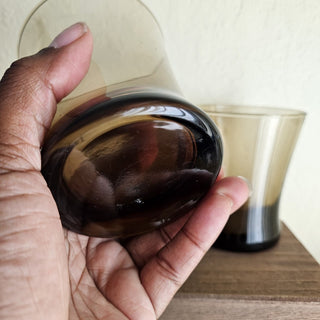 Anchor Hocking - Linden Mocha Tumbler Glasses (Set of 2) (BRI) - MTS|116846